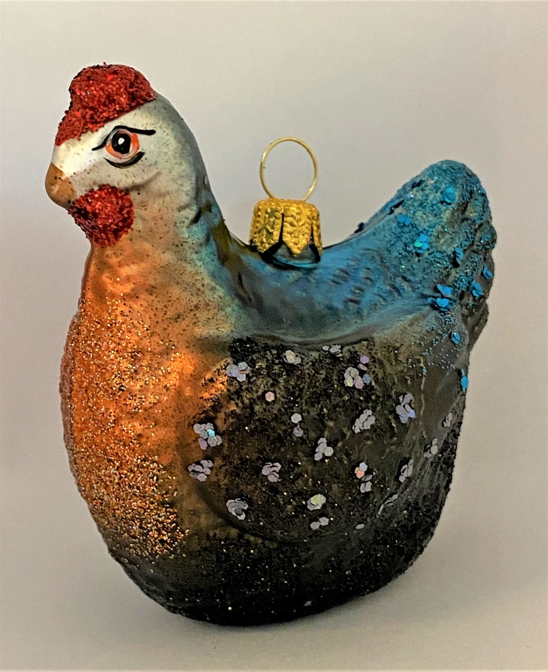 Hübsches buntes Huhn
