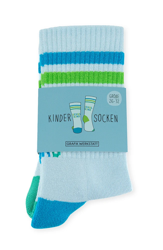Kinder Socke Schulkind