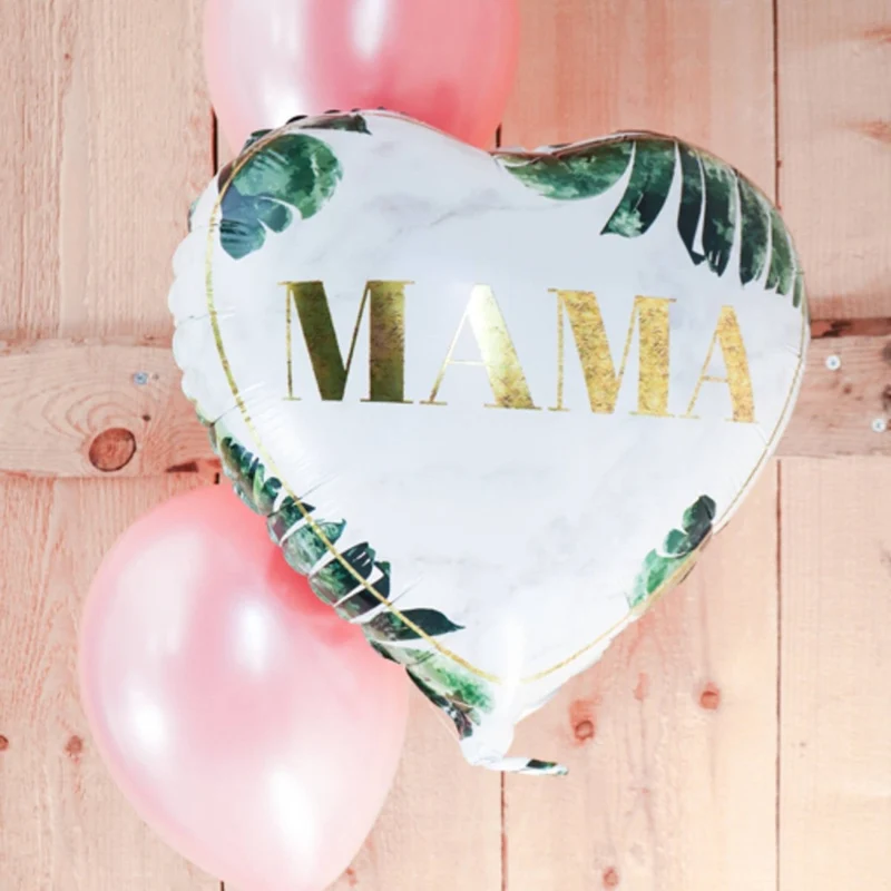 Muttertag-Heliumballon Herz „Mama“ (leer) 45 cm