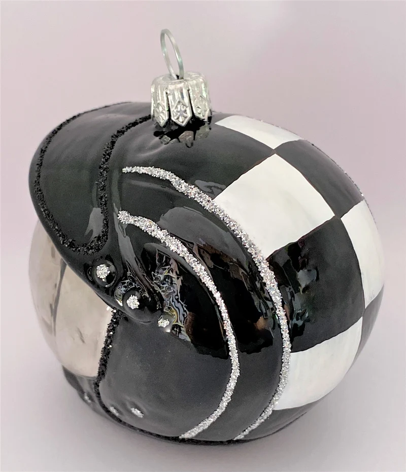 Schwarzer Motorrad Helm