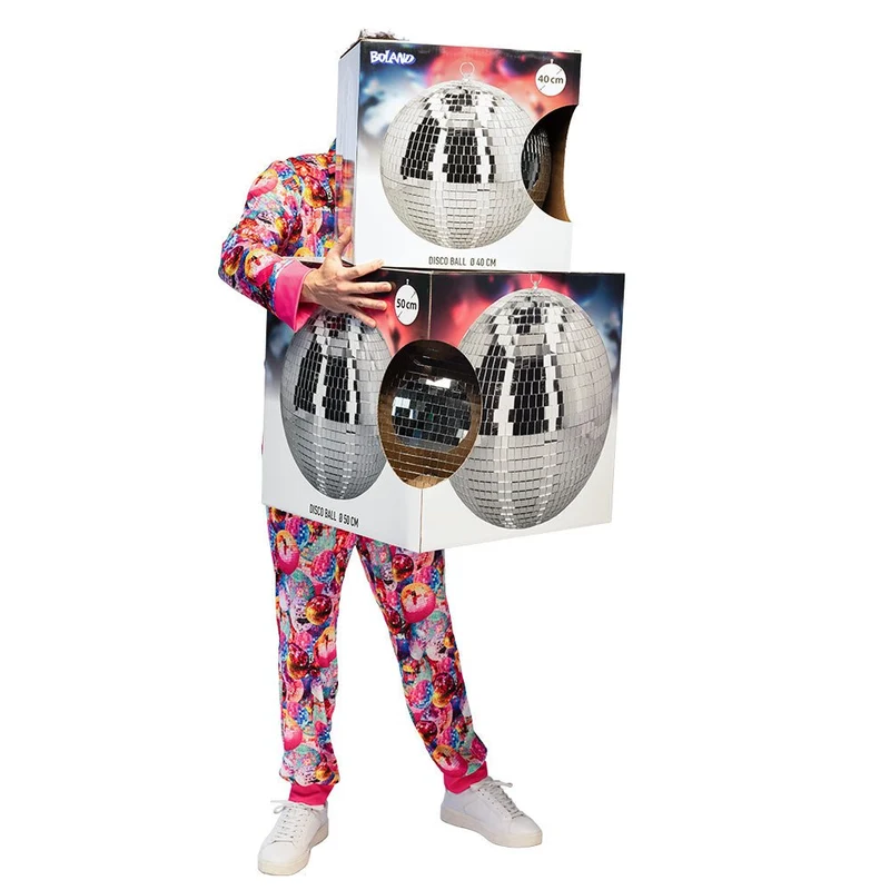 Silberner Discoball Xxl 50cm