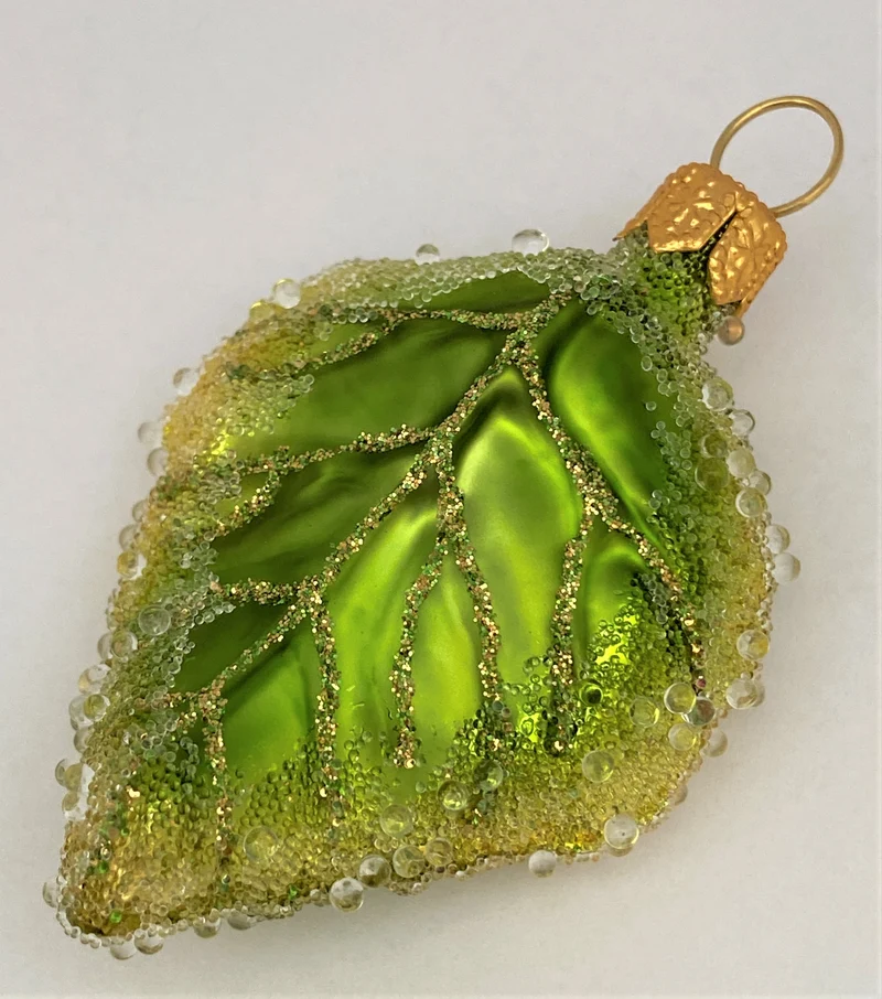 Grünes Birken-Blatt Frost