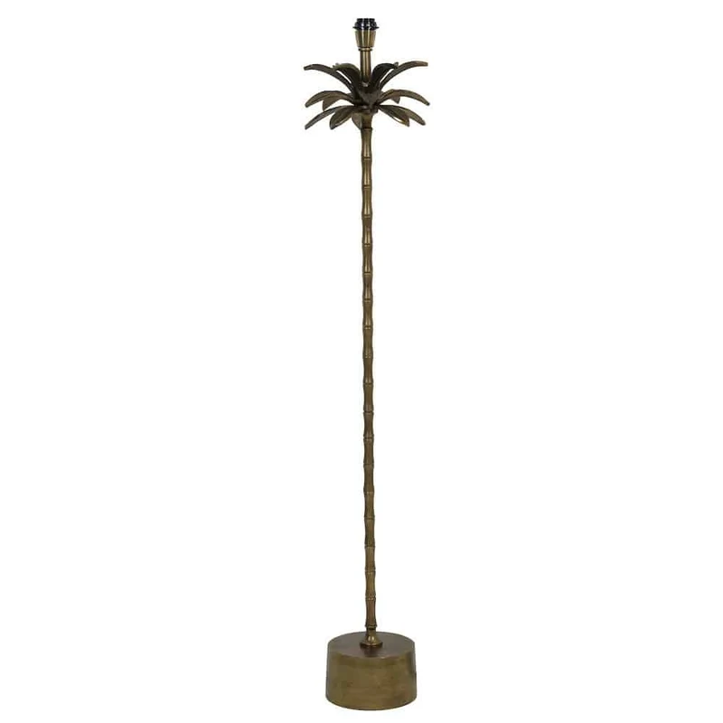 Stehleuchte ARMATA antik Bronze + Samt