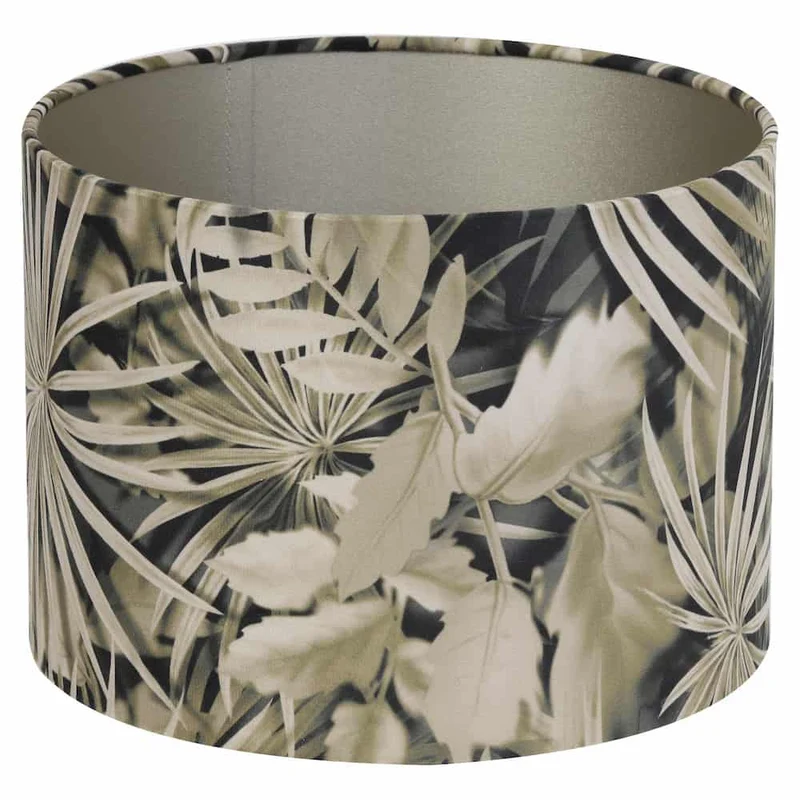 Tischlampe ROMITA antik Bronze Palme 70cm