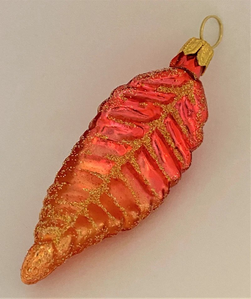Kleines rostrotes Sumach-Blatt