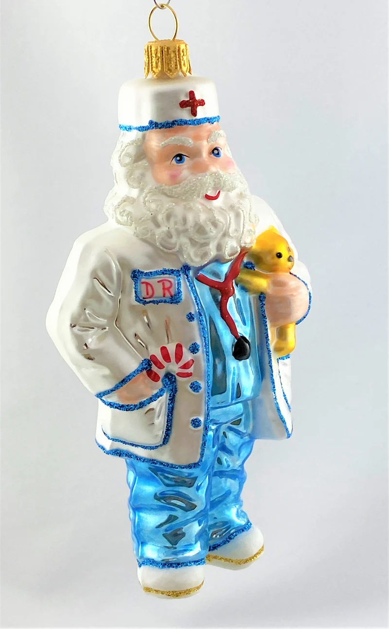 Santa ist der liebe Kinderarzt