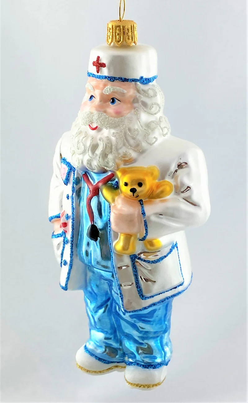 Santa ist der liebe Kinderarzt