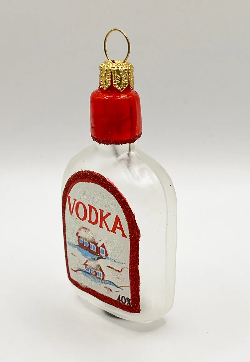 Kleine Wodka-Flasche