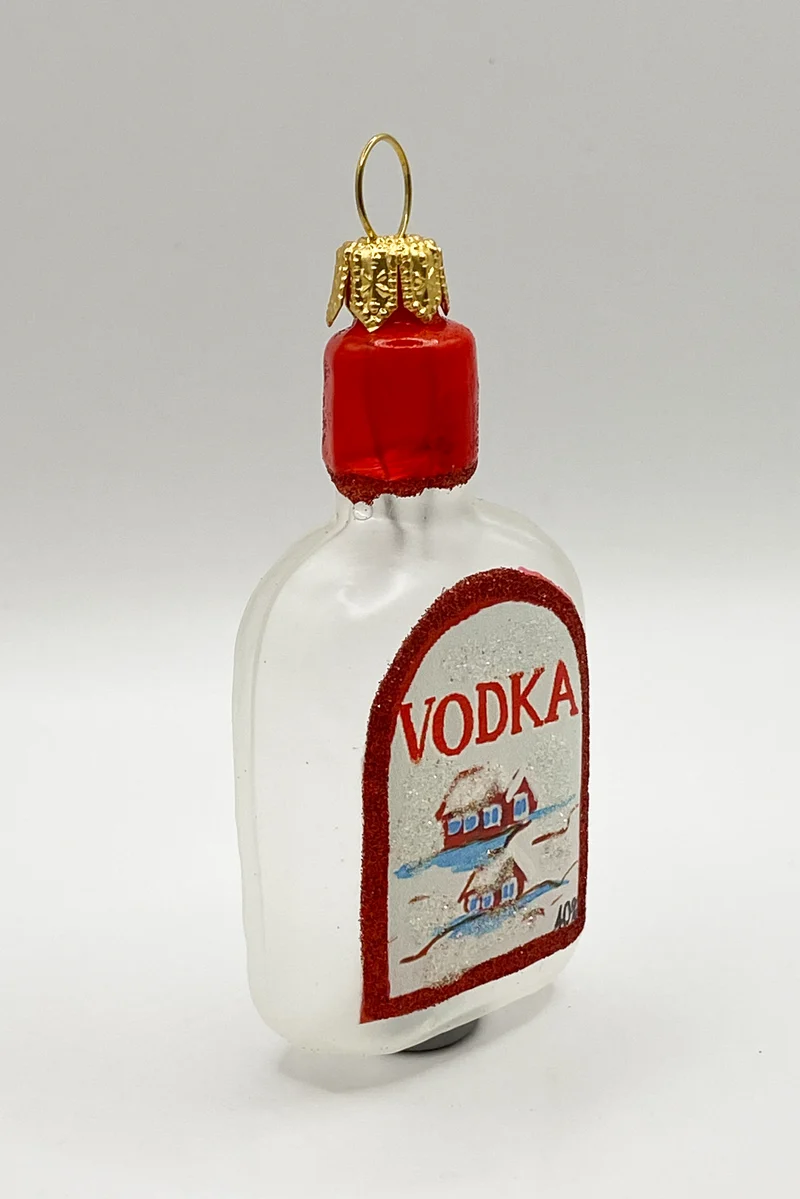 Kleine Wodka-Flasche