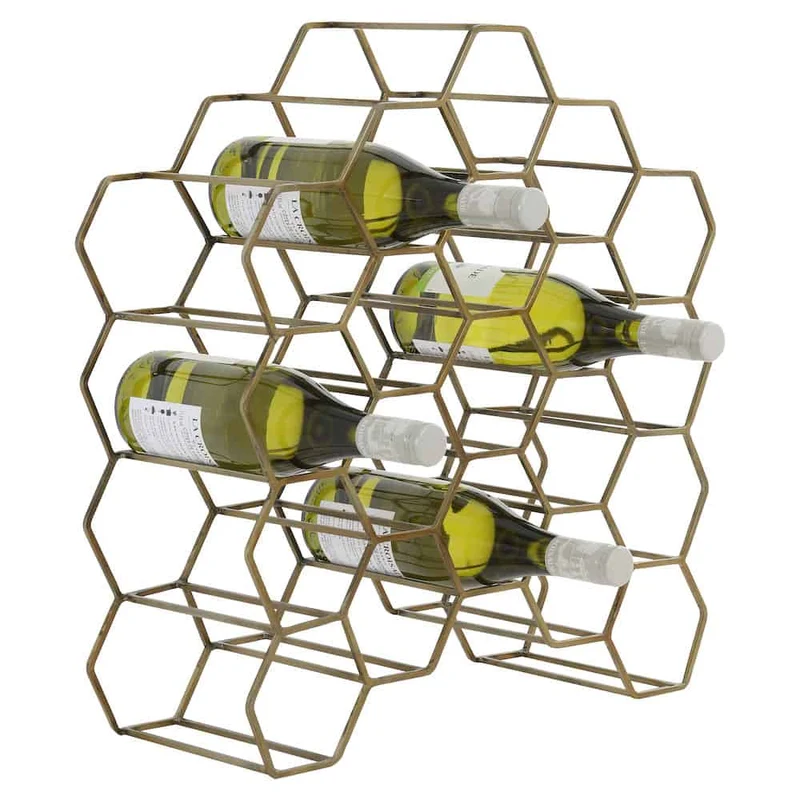 Weinregal SALBRIS antik bronze 48x18x52 cm