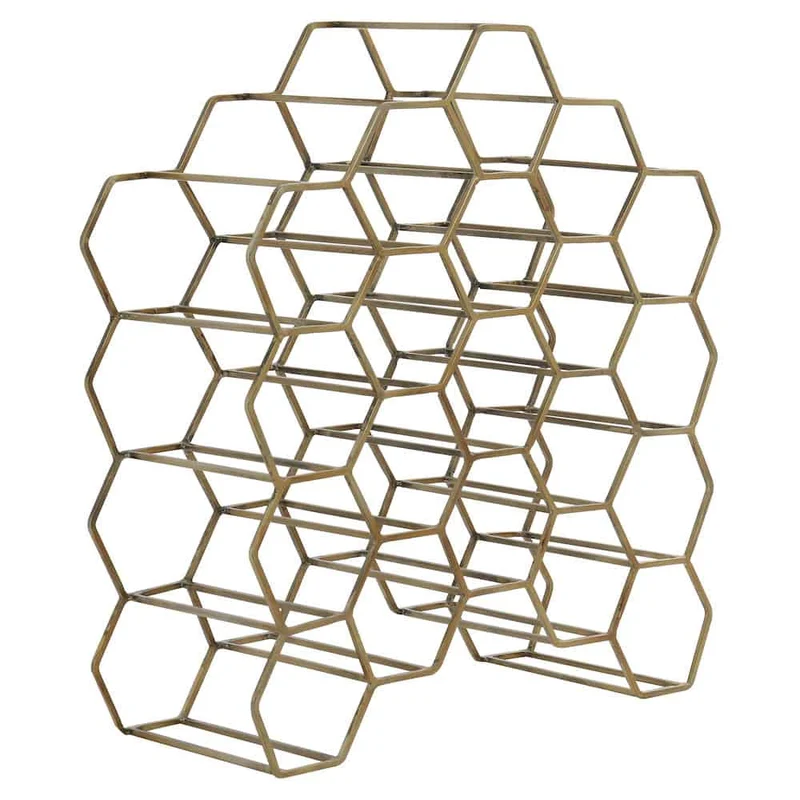 Weinregal SALBRIS antik bronze 48x18x52 cm