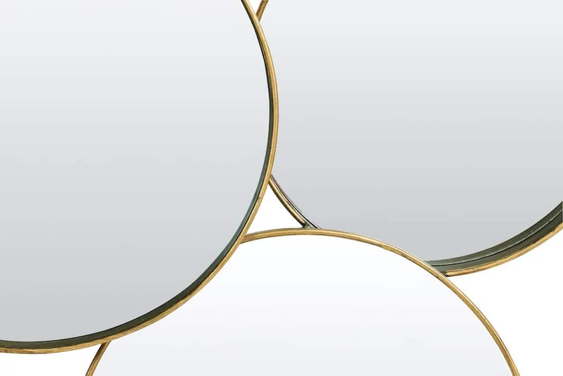 Wandspiegel SIANNA, antik gold 76x11x60 cm