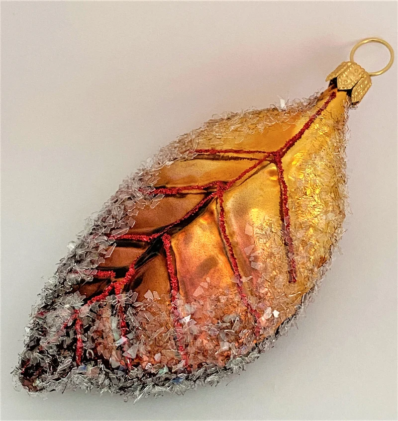 Apfelbaum-Blatt Herbstfrost
