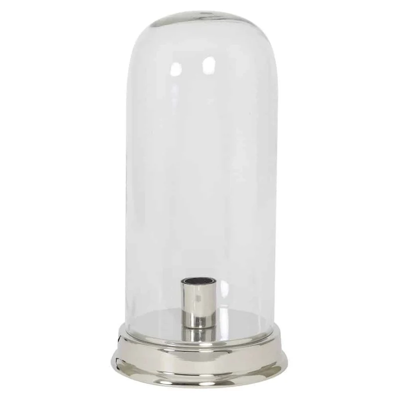 Tischlampe BOUALI Silber Ø23x45,5cm