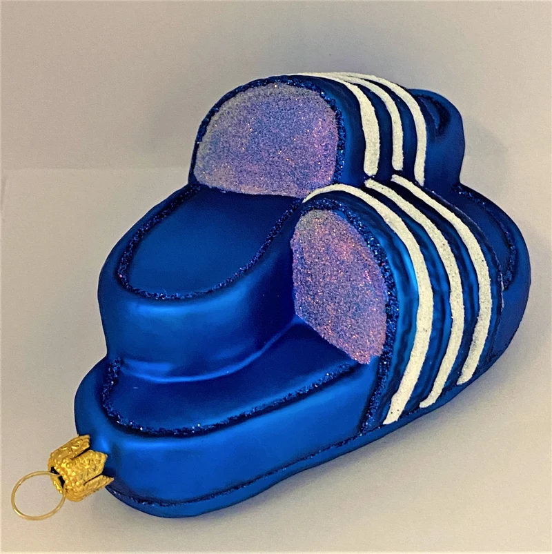 Blaue Bade-Sandalen