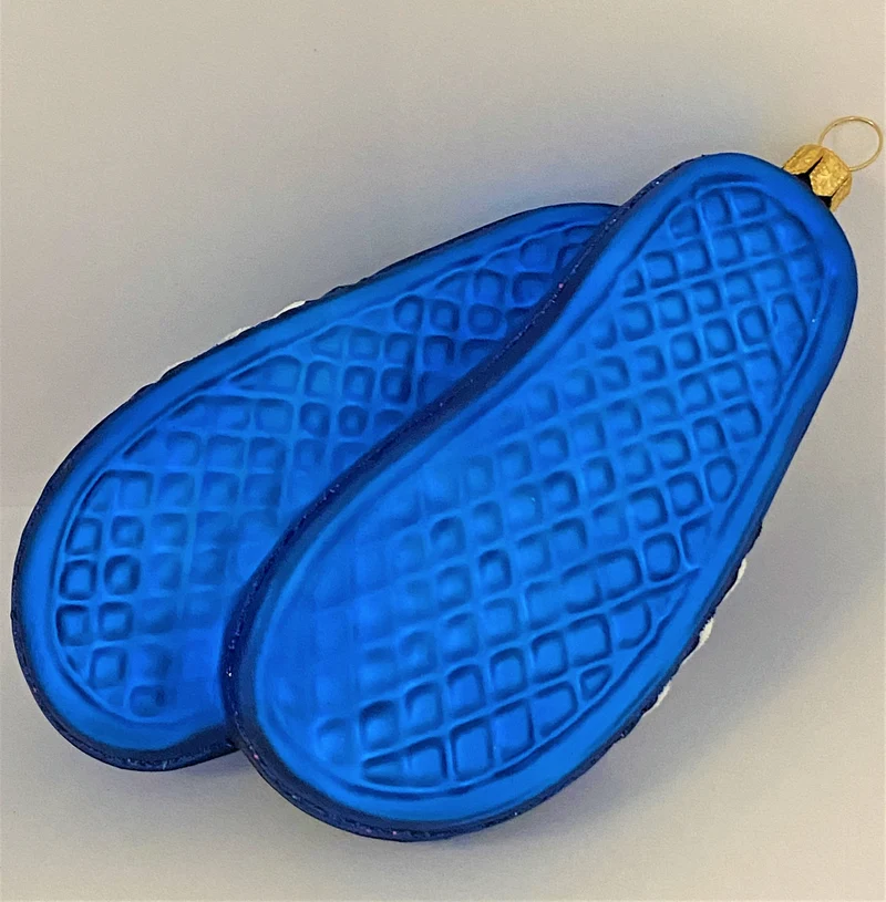 Blaue Bade-Sandalen
