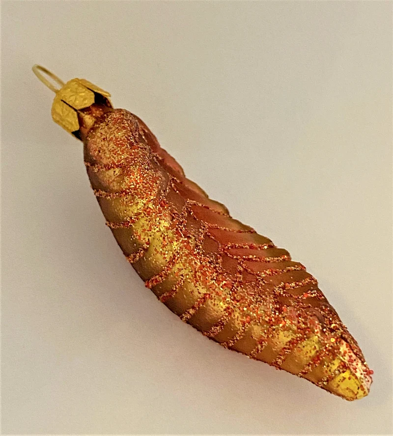Kleines goldrost Sumach-Blatt