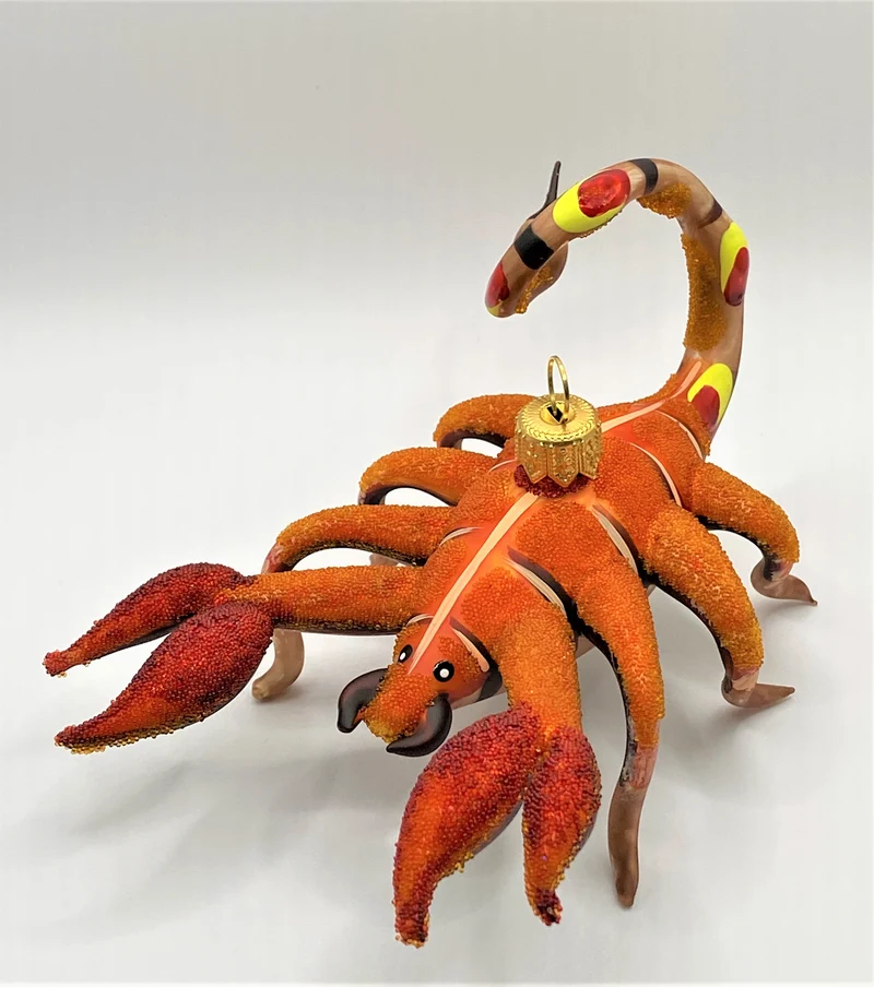 Grosser Skorpion, rostbraun