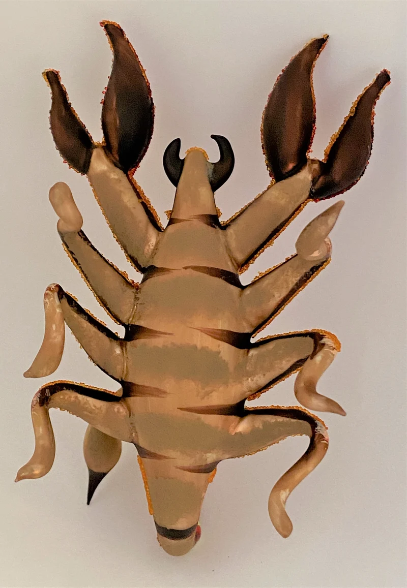 Grosser Skorpion, rostbraun
