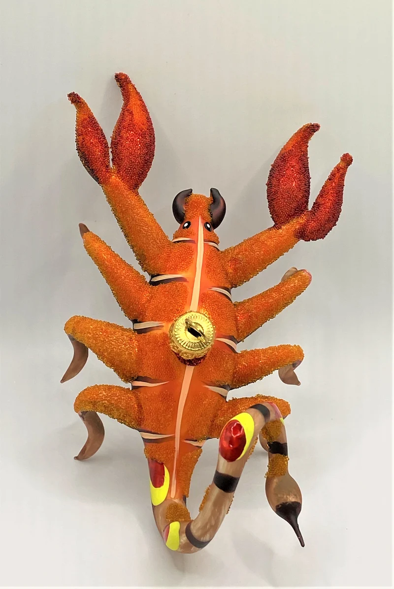 Grosser Skorpion, rostbraun
