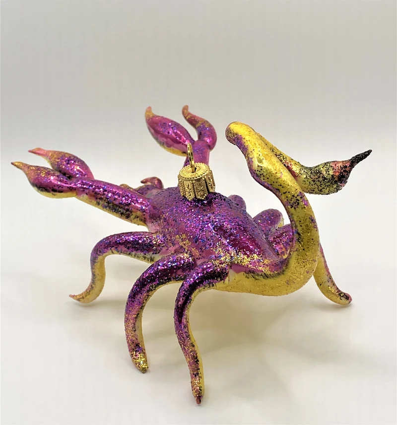 Grosser Skorpion, violett/gelb