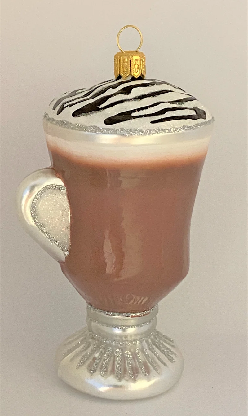 Heisse Schokolade im Glas