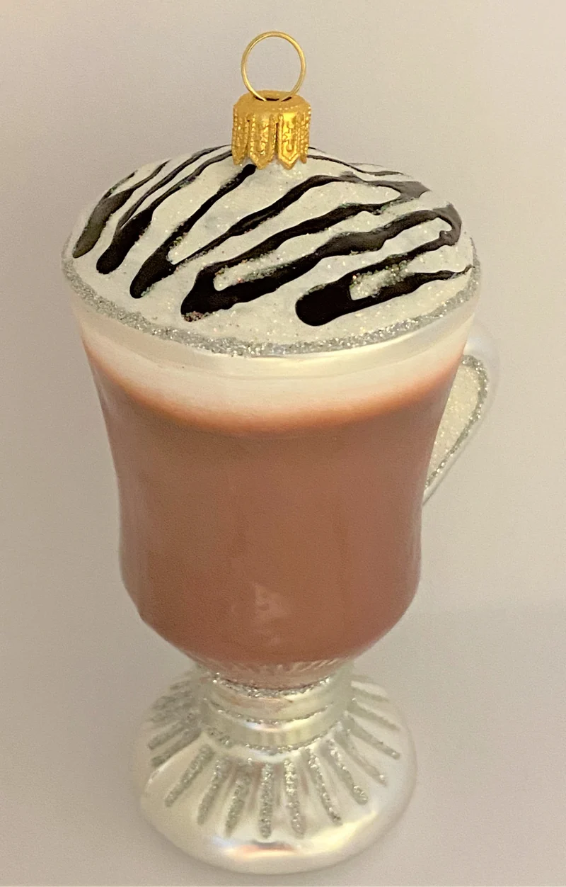 Heisse Schokolade im Glas