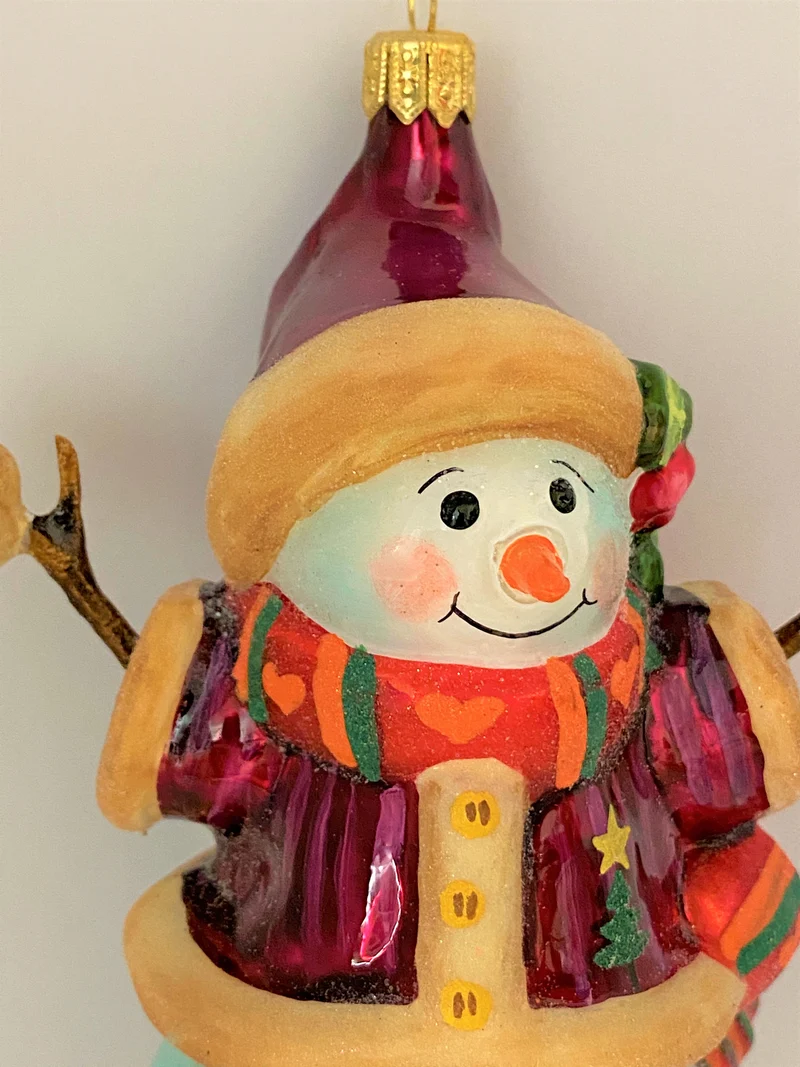 Schneemann-Mädchen mit Herzchenschal, KOMOZJA MOSTOWSKI