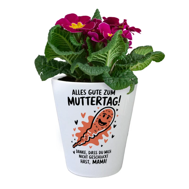 Samenzelle Blumentopf - Alles Gute zum Muttertag!