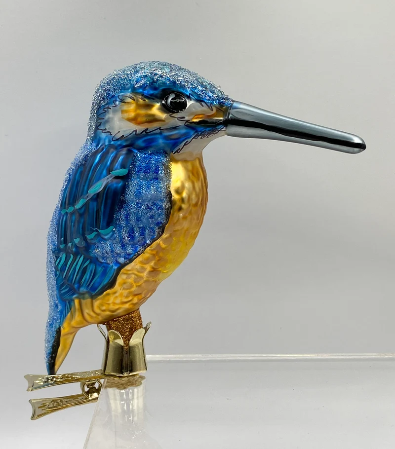 Grosser Eisblauer-Eisvogel auf Clip