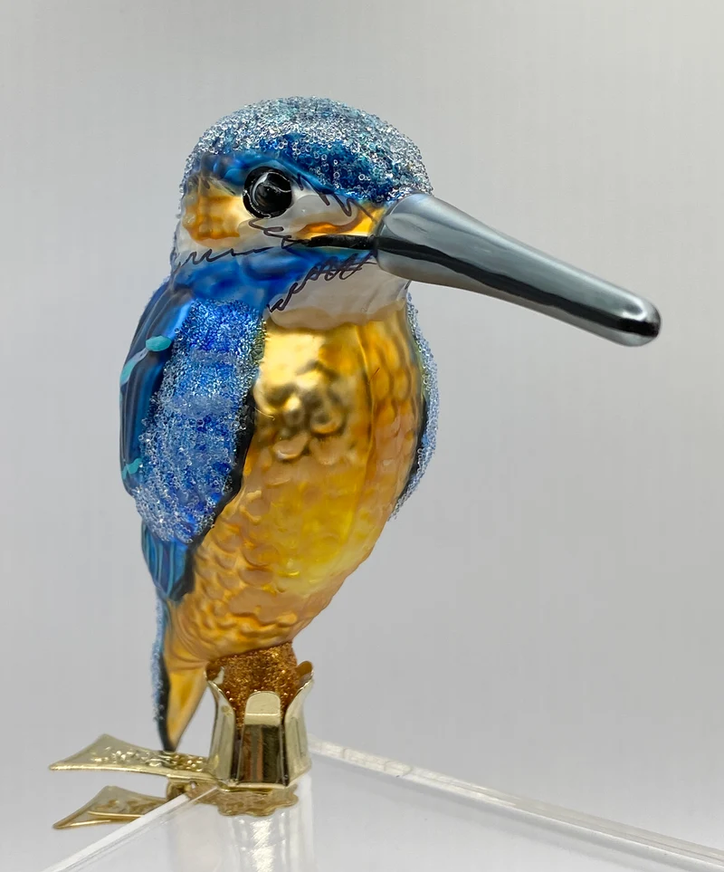 Grosser Eisblauer-Eisvogel auf Clip