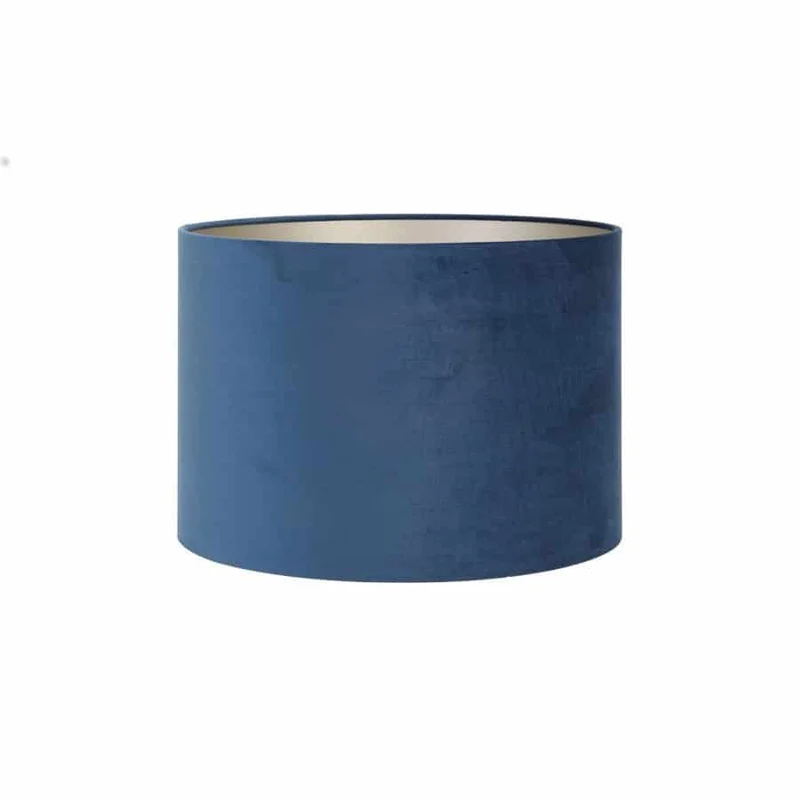 Tischlampe UNDAI Velours Petrol 45 cm