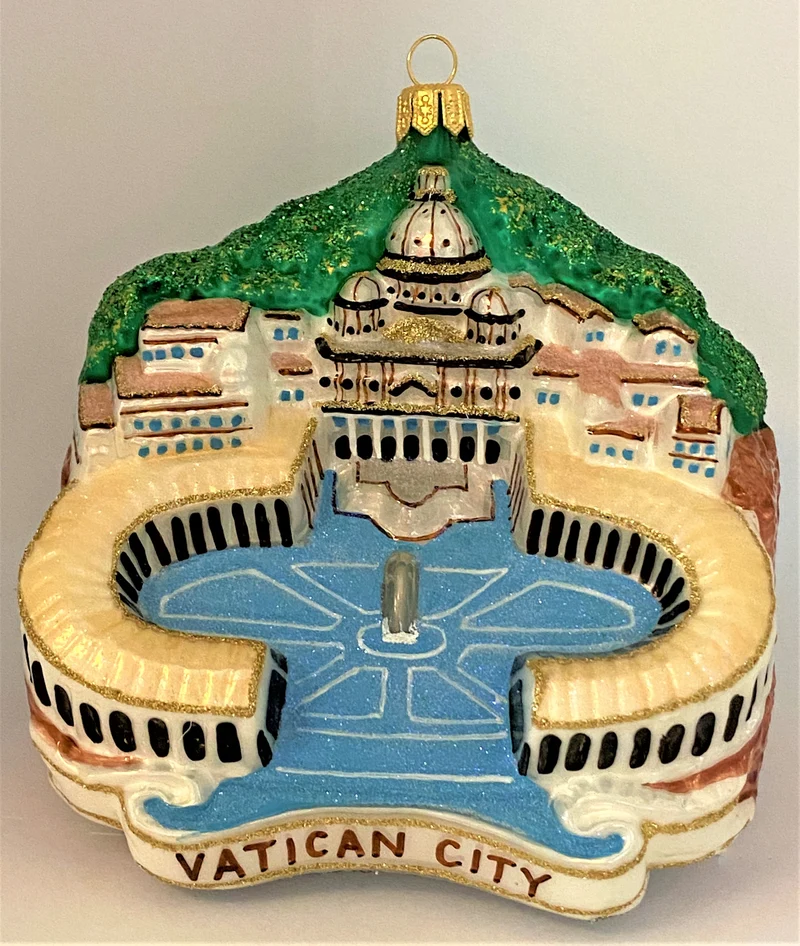 Vatikan mit Peters-Dom und Piazza San Pietro