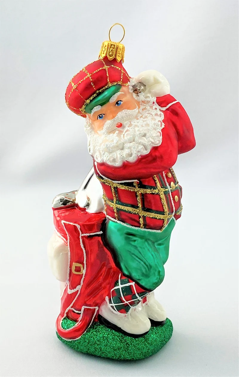 Golfer Santa Claus