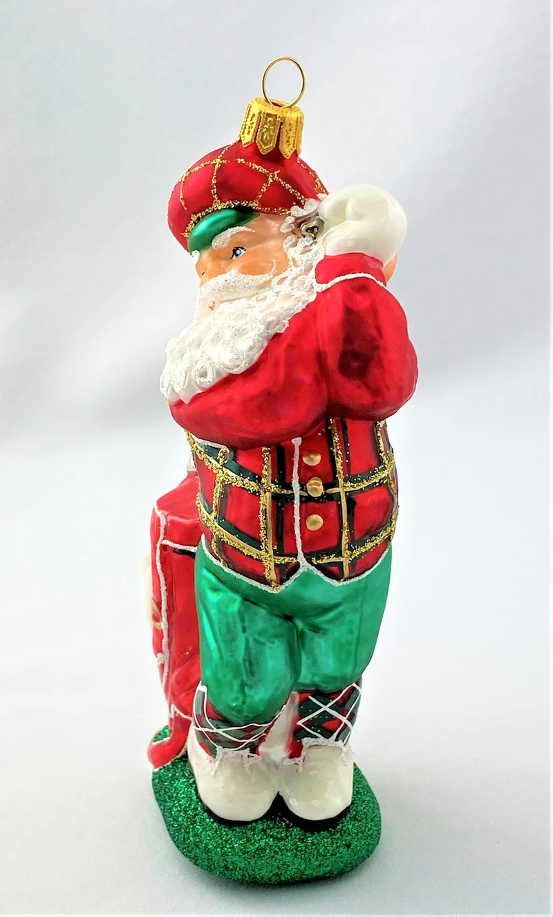 Golfer Santa Claus