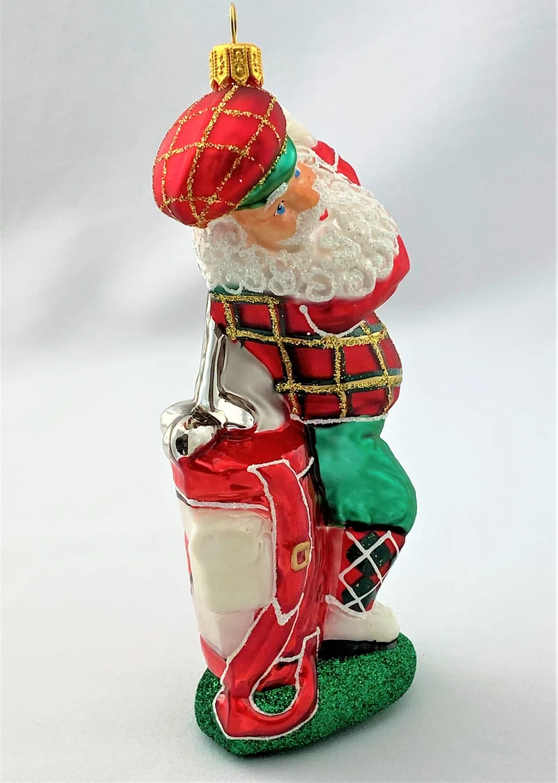 Golfer Santa Claus