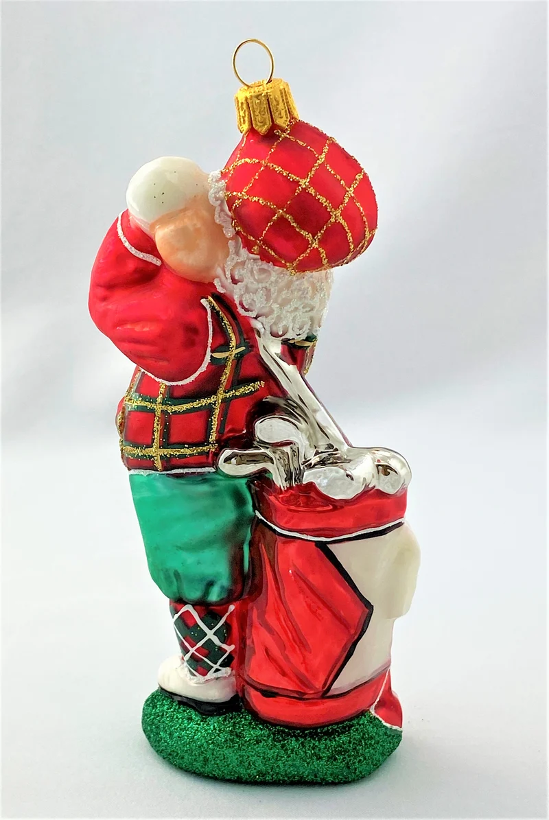Golfer Santa Claus