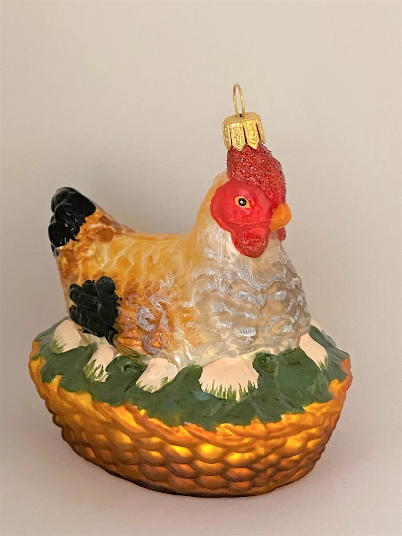 Huhn im Nest