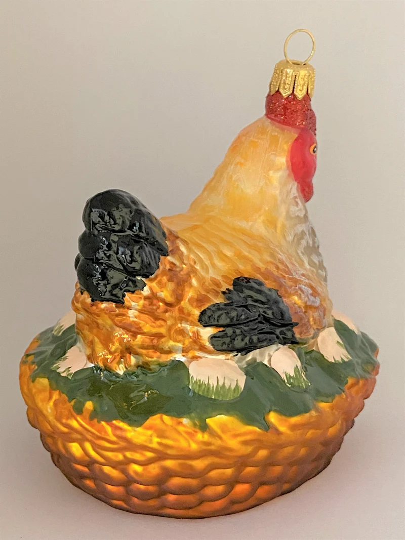 Huhn im Nest