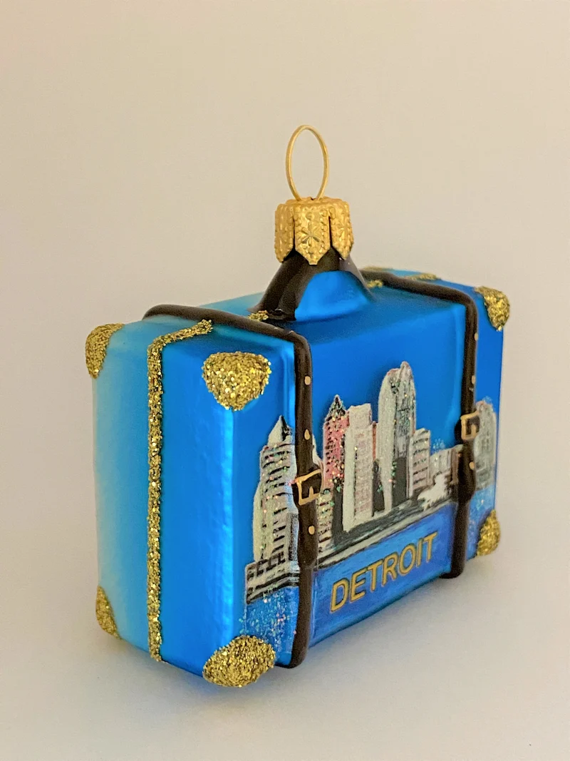 Kleiner Detroit-Souvenir Koffer