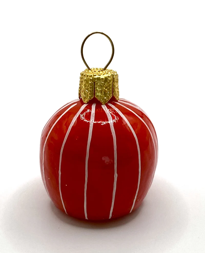 Praline rot/weiss