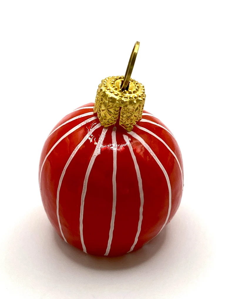 Praline rot/weiss