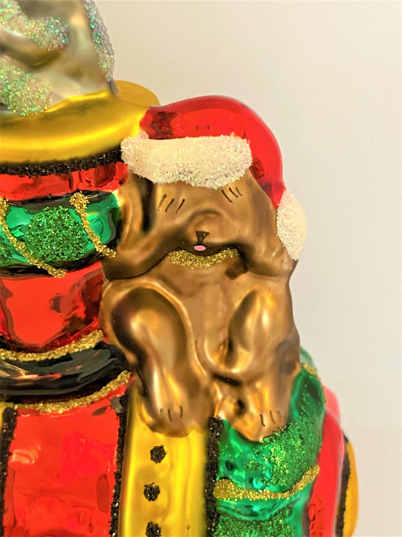 Der Weihnachtszug ist mit den Plüschtieren unterwegs