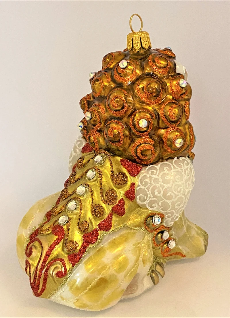 Wächter-Löwen Paar, Fu-Hunde Paar, GlitterLab