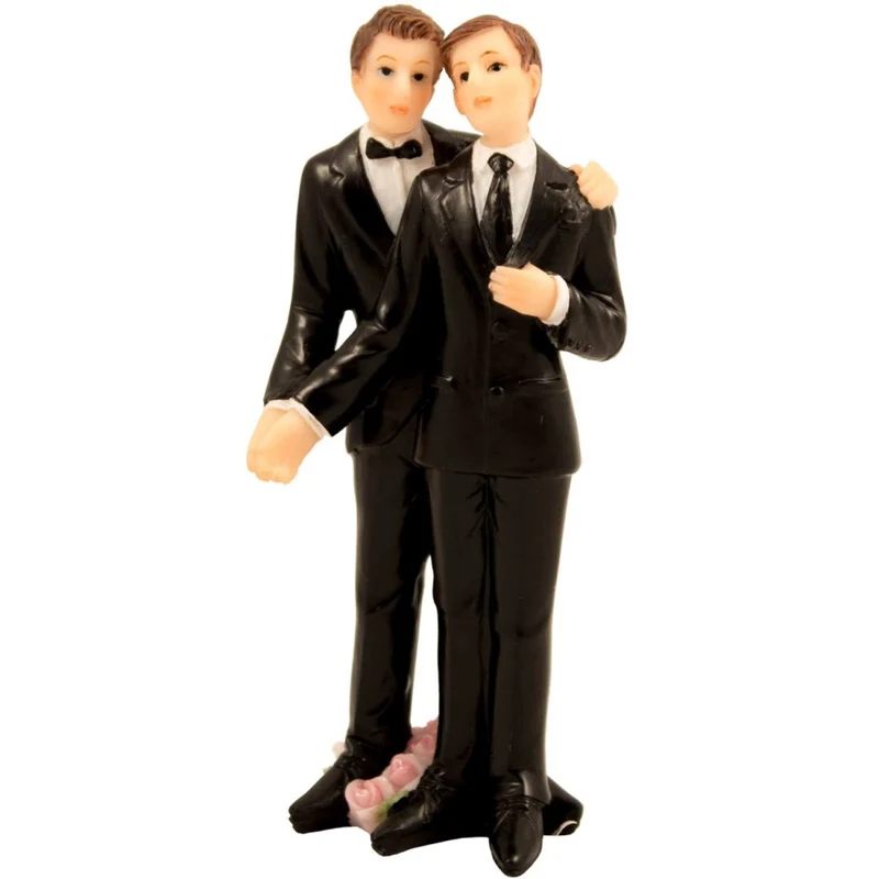 Hochzeitstortenfigur „Homosexuelles Paar“, 11 cm
