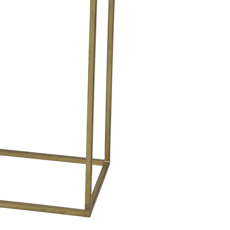 Beistelltisch Säule BOCA wash Gold matt schwarz