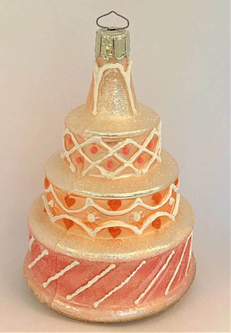 Hochzeitstorte rosa, 3-stöckig