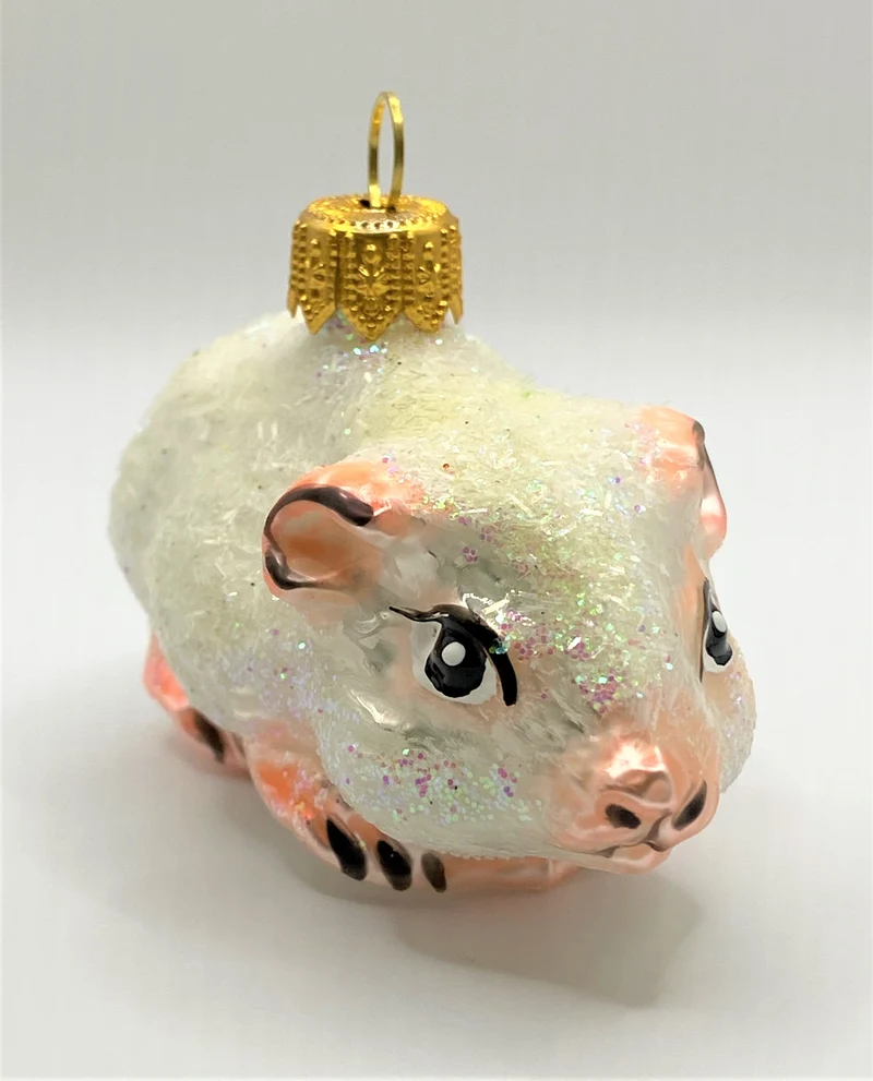 Weisses Meerschweinchen