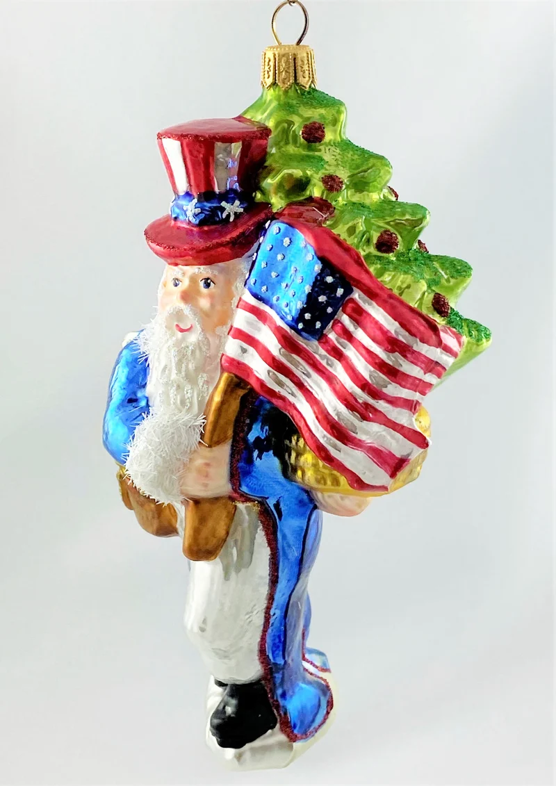 Uncle Sam als Weihnachtsmann