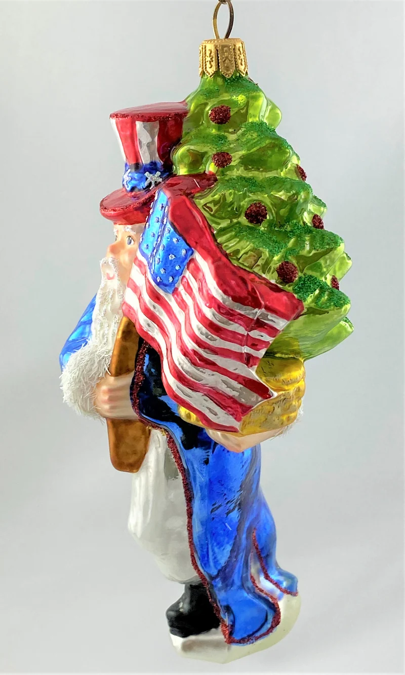 Uncle Sam als Weihnachtsmann